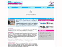 Tablet Screenshot of climatech-sa.com